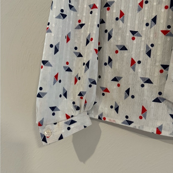 Cape cod match mates vintage blouse - Picture 5 of 8